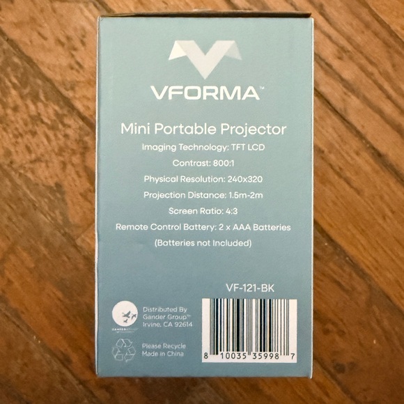 VForma Mini Portable Projector NIB - Picture 2 of 2